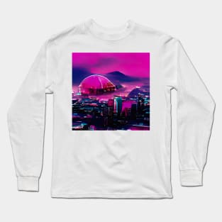 Futuristic Dome City Long Sleeve T-Shirt